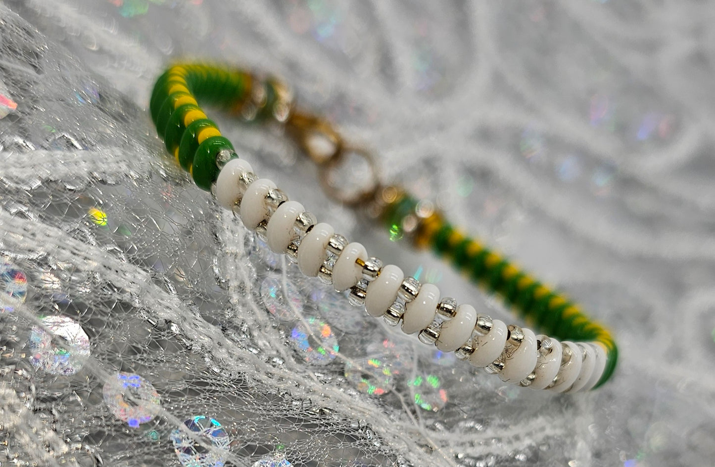 IDE DE ORULA CON OBATALA TEJIDO