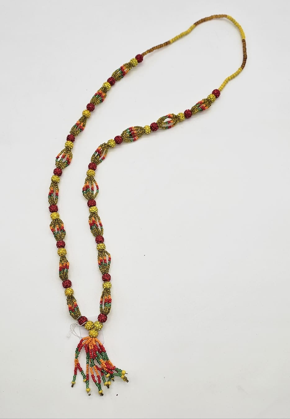COLLAR DE MAZO DE IYAWO DE OSHUN