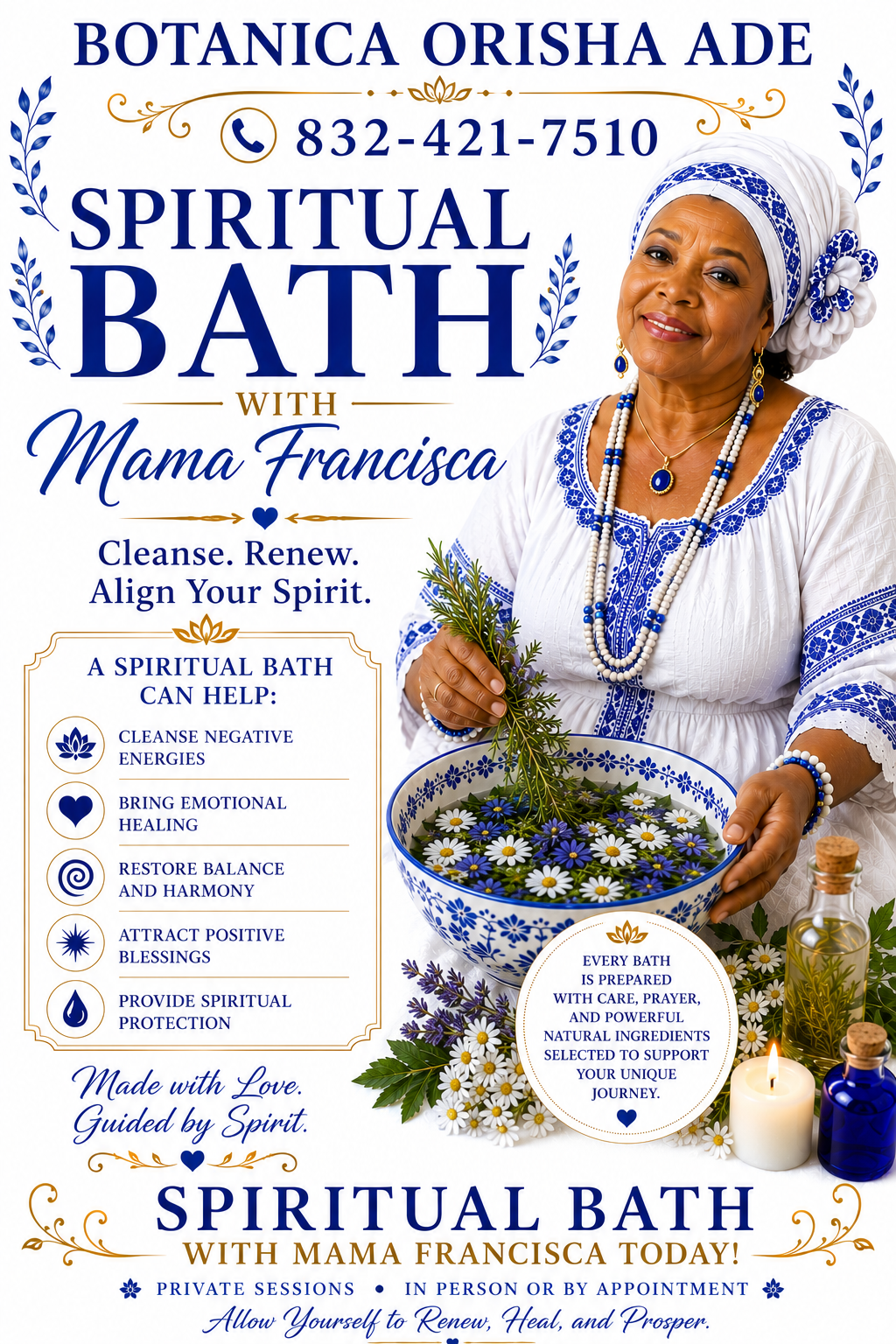 BAÑO ESPIRITUAL DE MAMA FRANCISCA