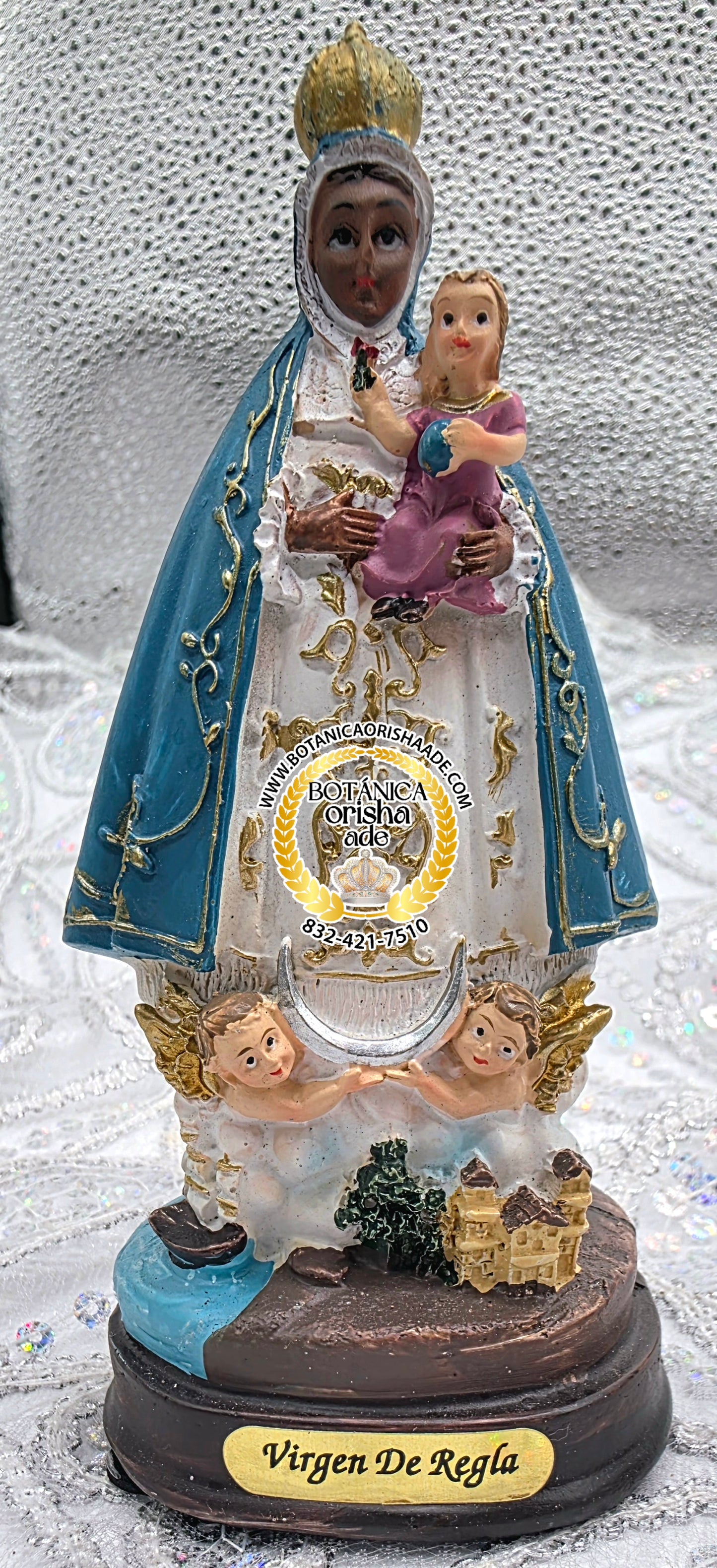 ESTATUA DE VIRGEN DE REGLA 6"