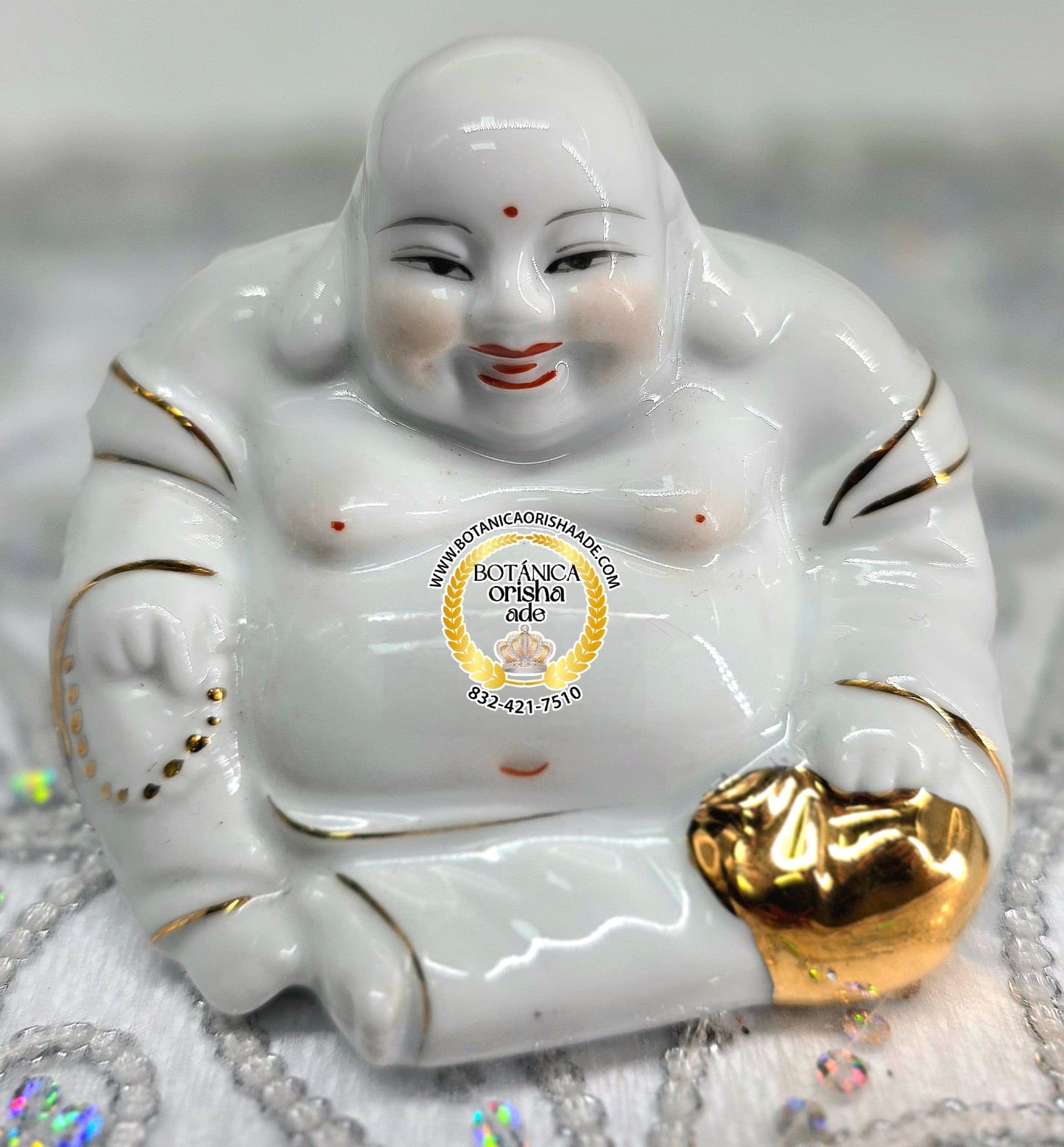 BUDDAH SENTADO DE CRYSTAL