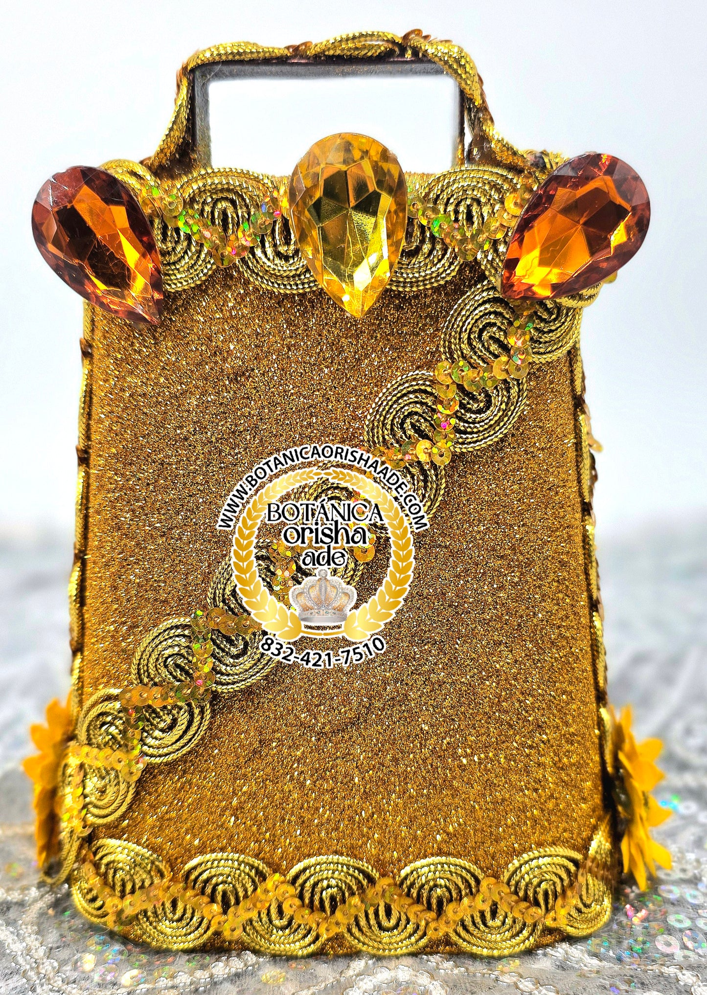 CINCERRO DECORADO DE OSHUN 1