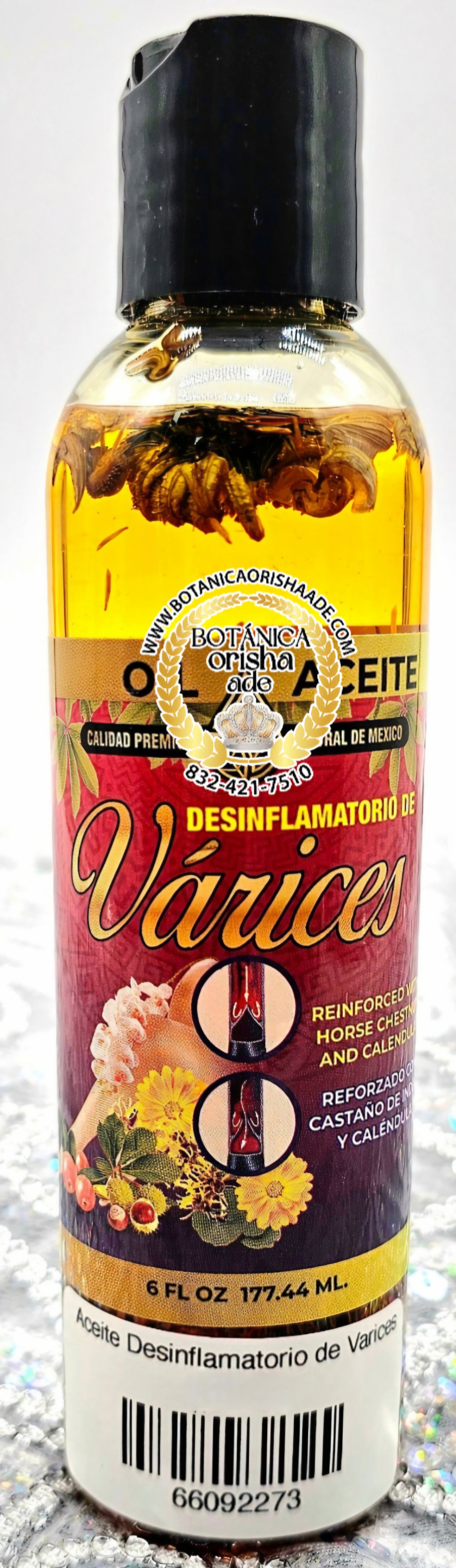 ACEITE DESINFLAMATORIO DE VARICES