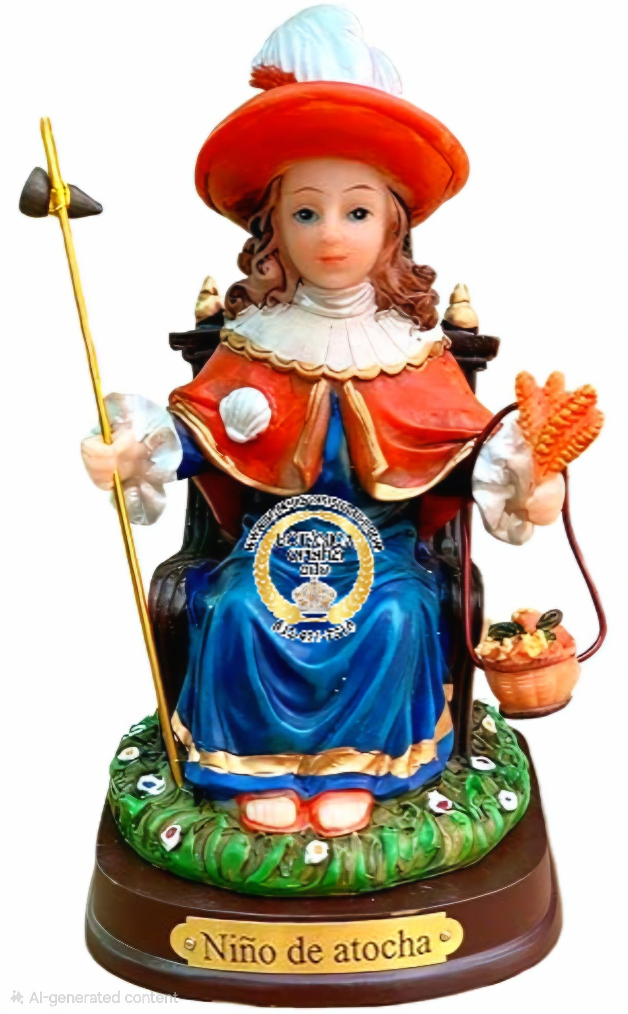 ESTATUA SANTO NIÑO ATOCHA 12"