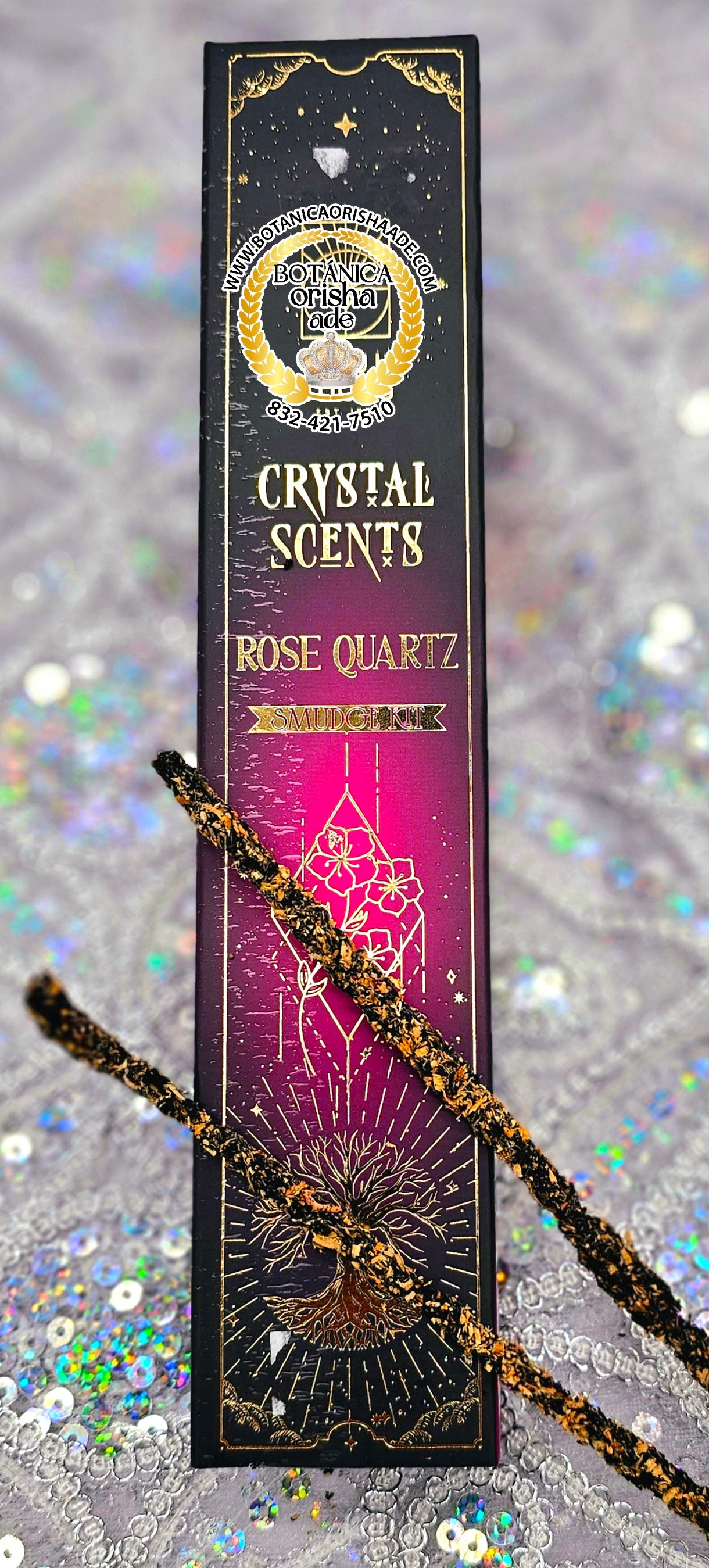 INCENSIO CRYSTAL SCENTS ROSE QUARTZ