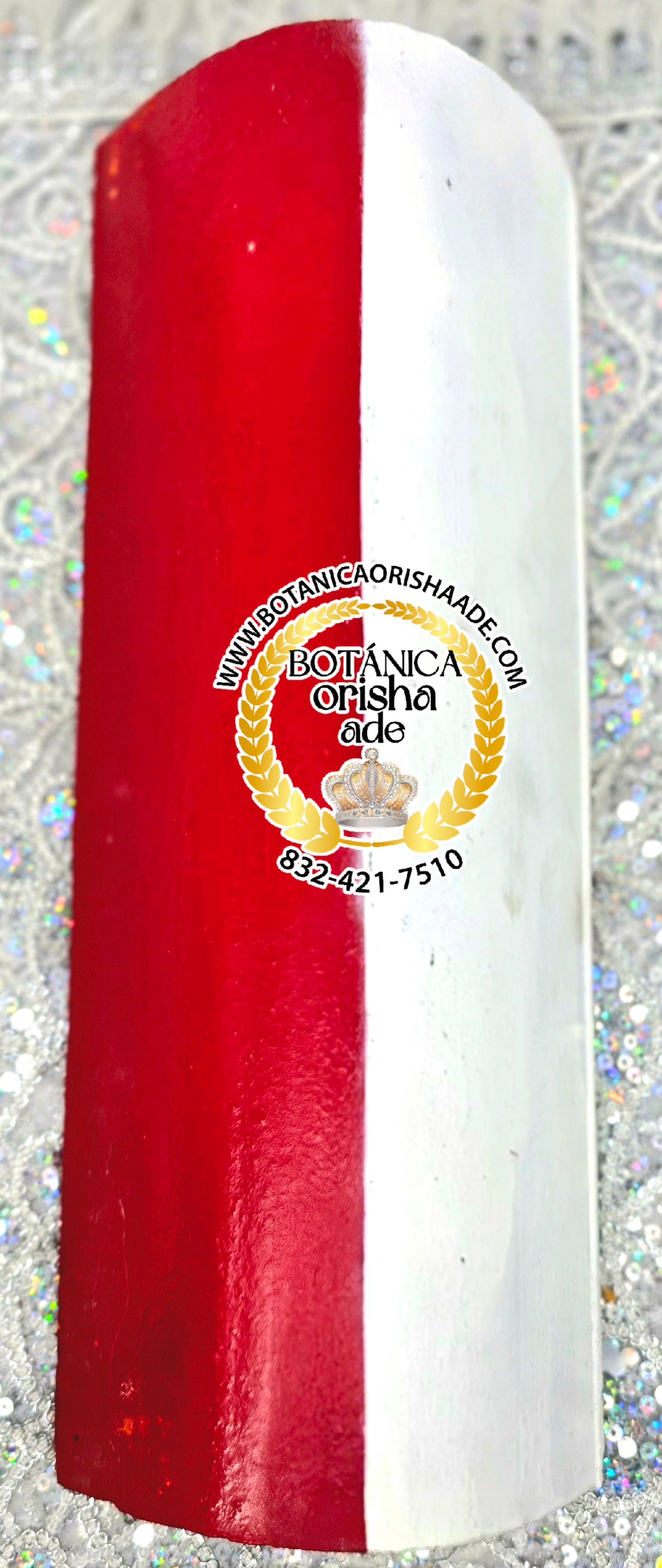 TEJA DE EGGUN ROJA Y BLANCA GRANDE