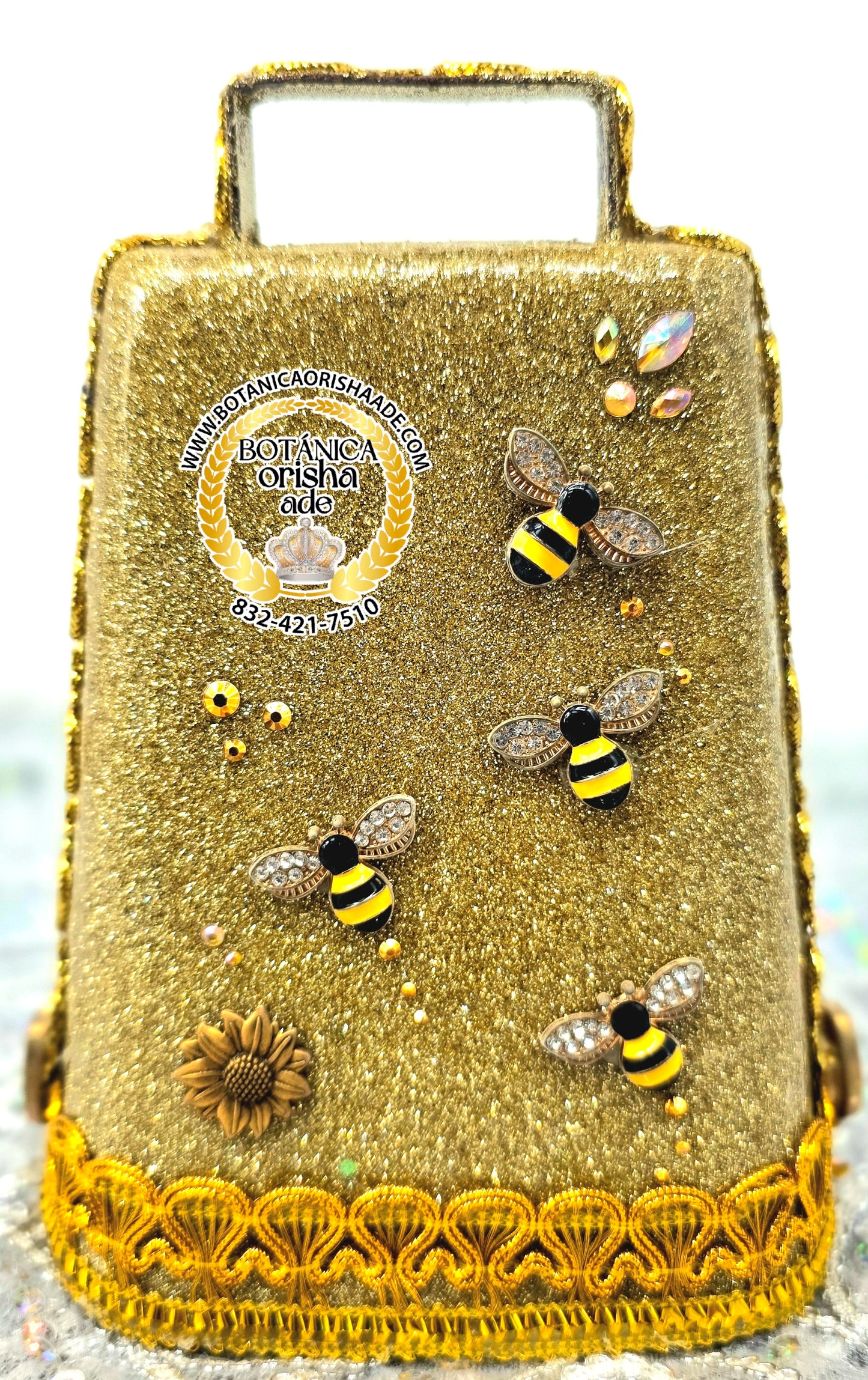 CINCERRO DECORADO DE OSHUN 4