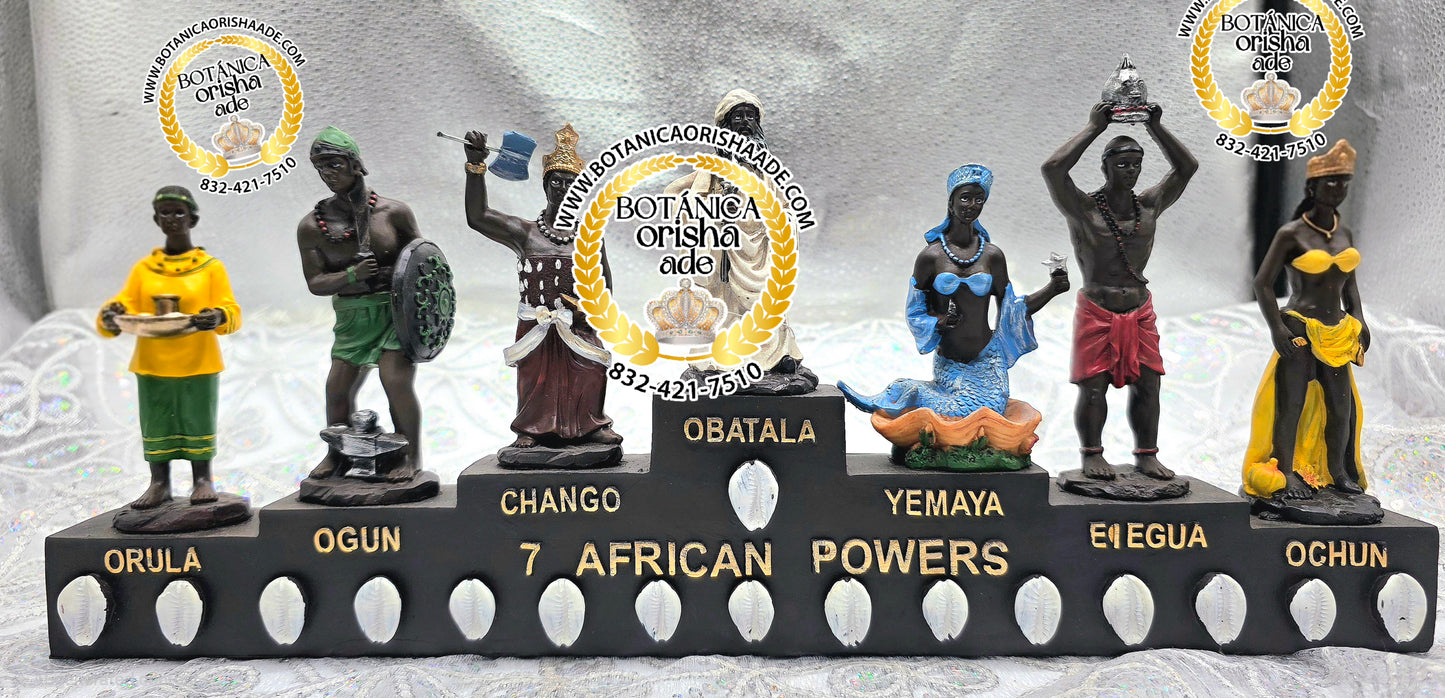 ESTATUA DE 7 POTENCIAS AFRICANAS