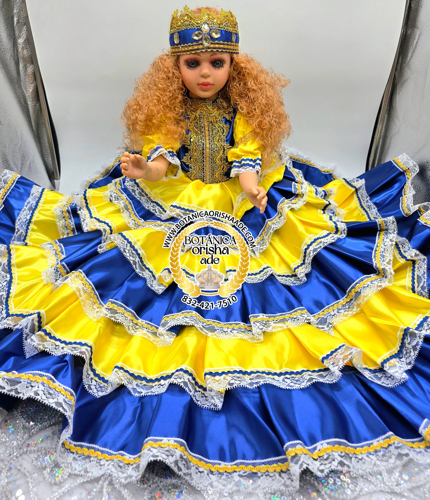 MUÑECA GRANDE VESTIDA DE LAS DOS AGUAS