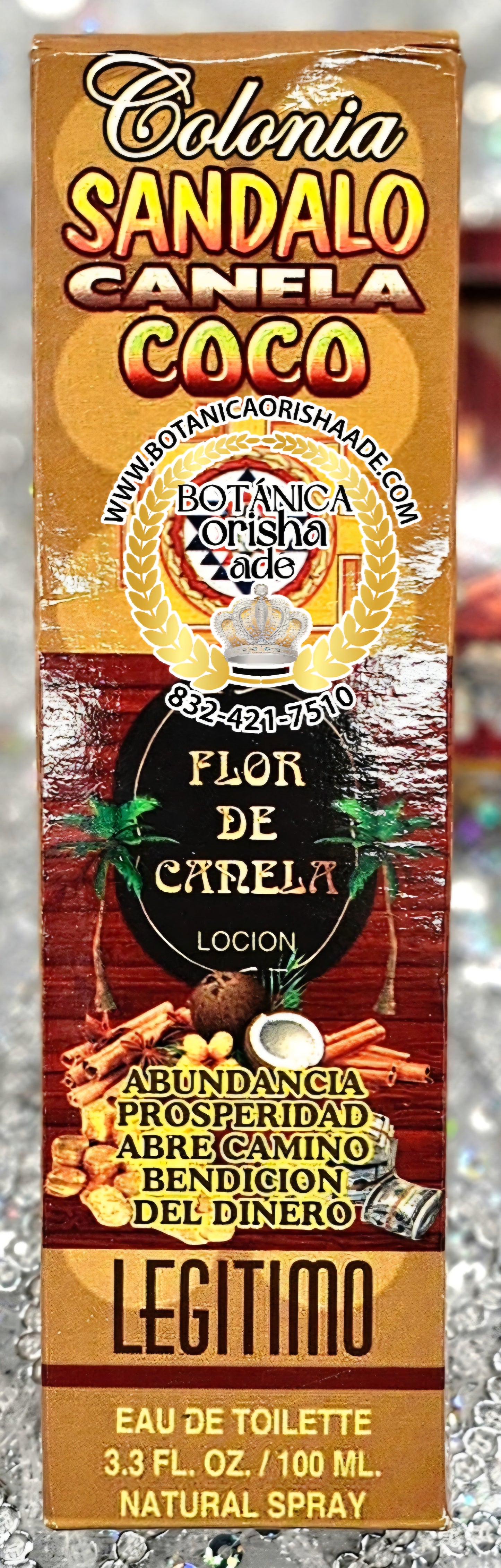 PERFUME SANDALO, CANELA Y COCO