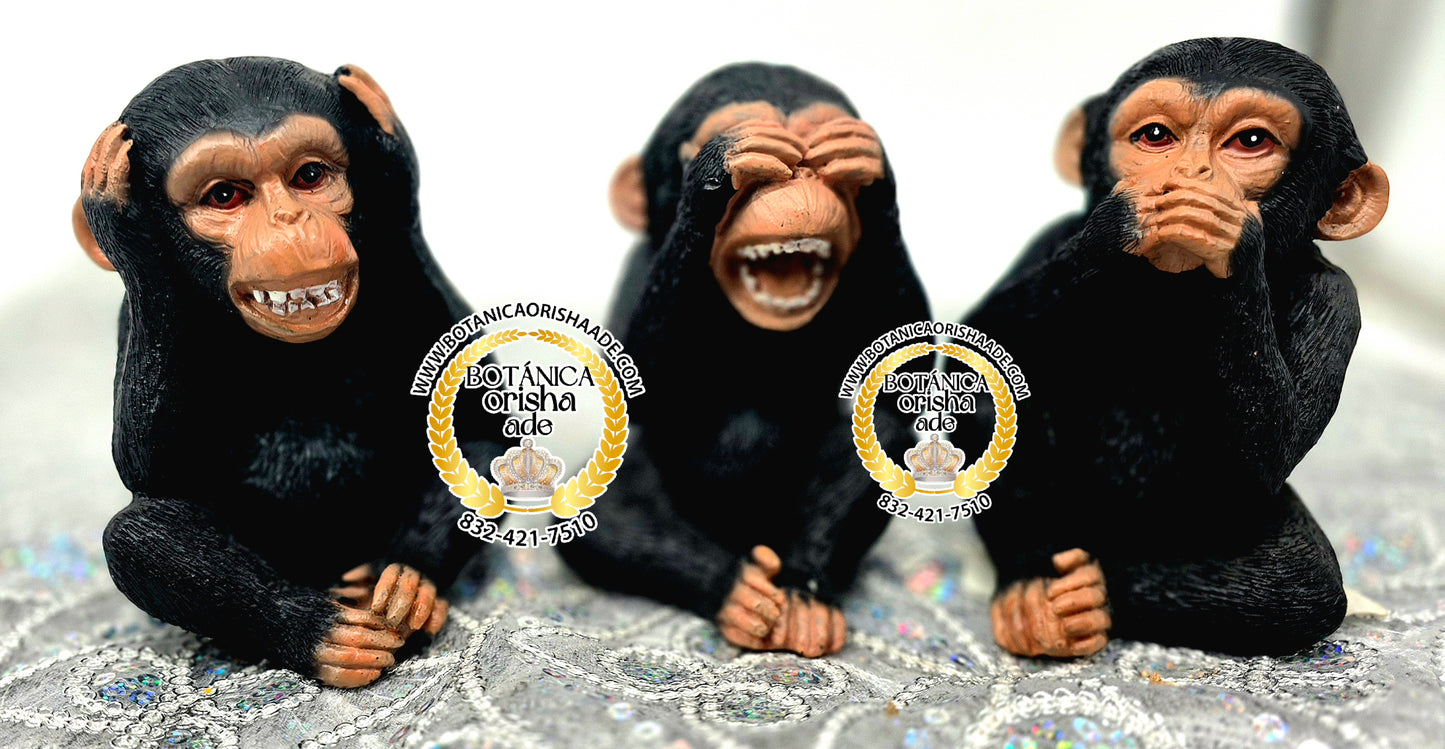 JUEGO DE 3 MONOS SEPARADOS MEDIANO