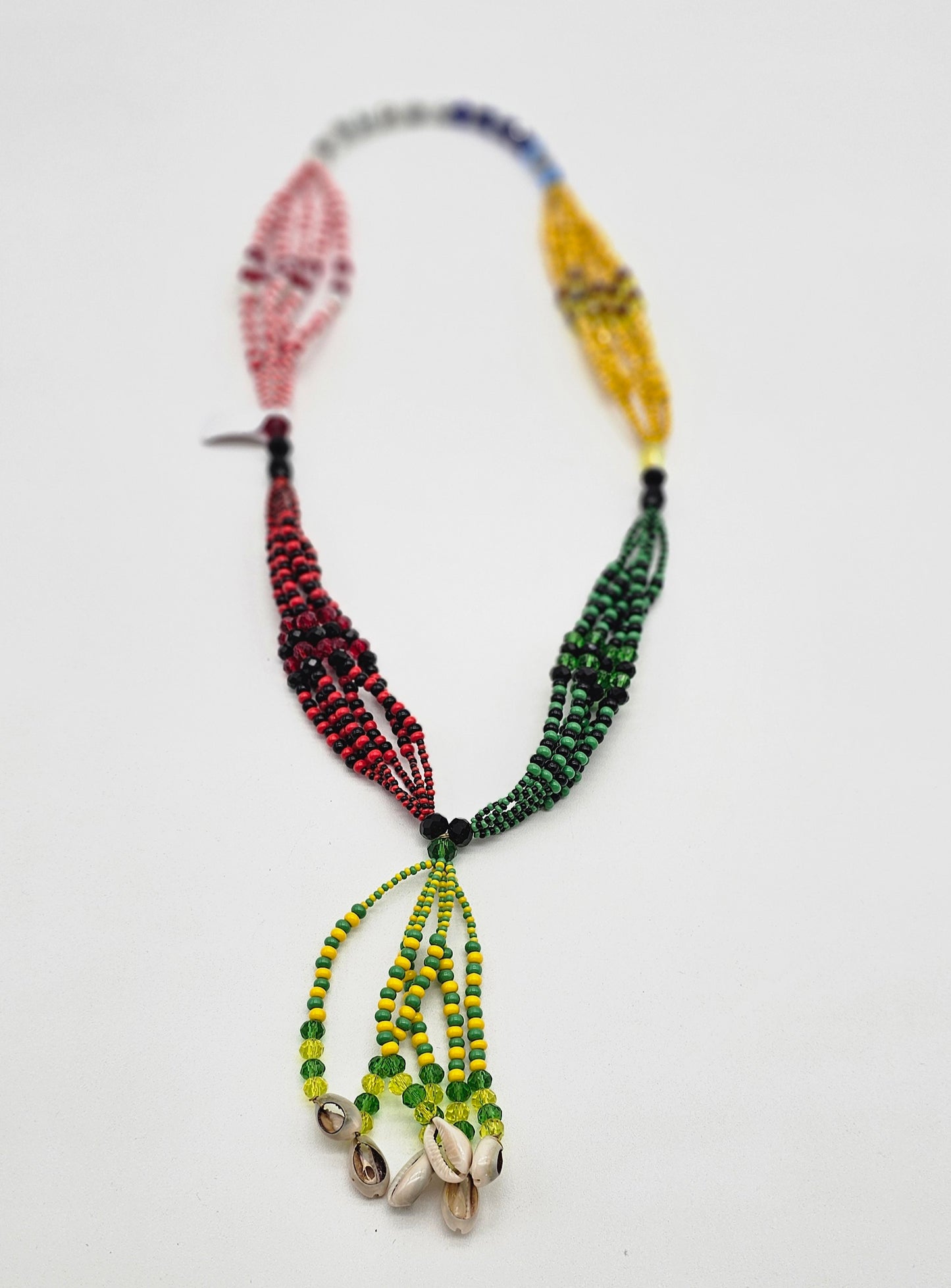 COLLAR DE MAZO MEDIANO DE 7 POTENCIAS AFRICANAS