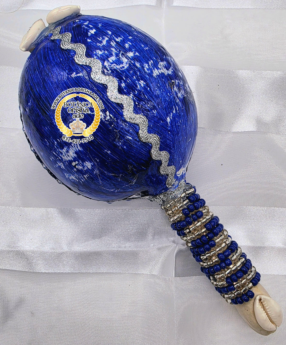 MARACA DECORADA DE YEMAYA