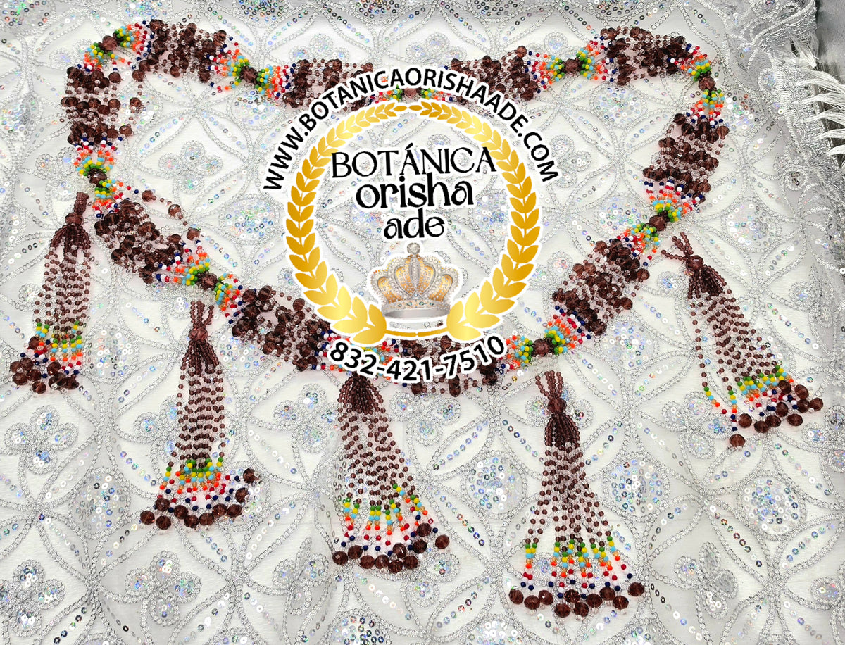 COLLAR DE MAZO DE AGGAYU DE CRYSTAL