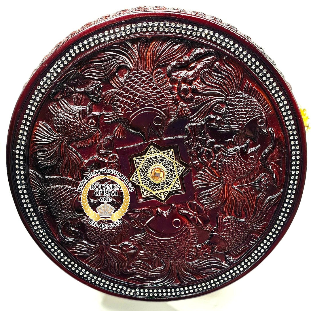 PEDESTAL DE ELEFANTE OSCURA