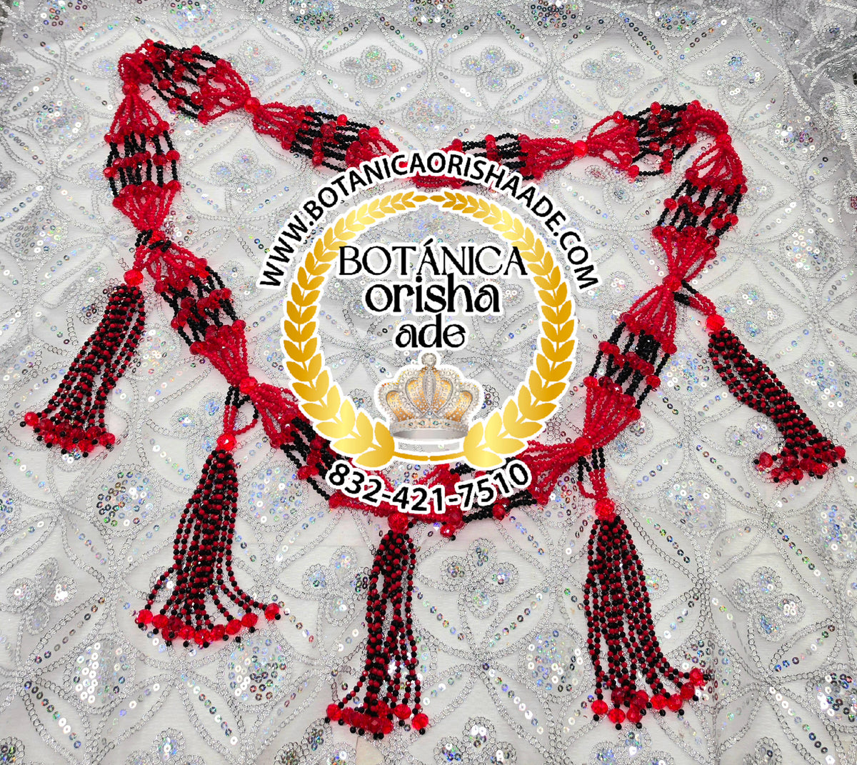 COLLAR DE MAZO DE ELEGUA DE CRYSTAL