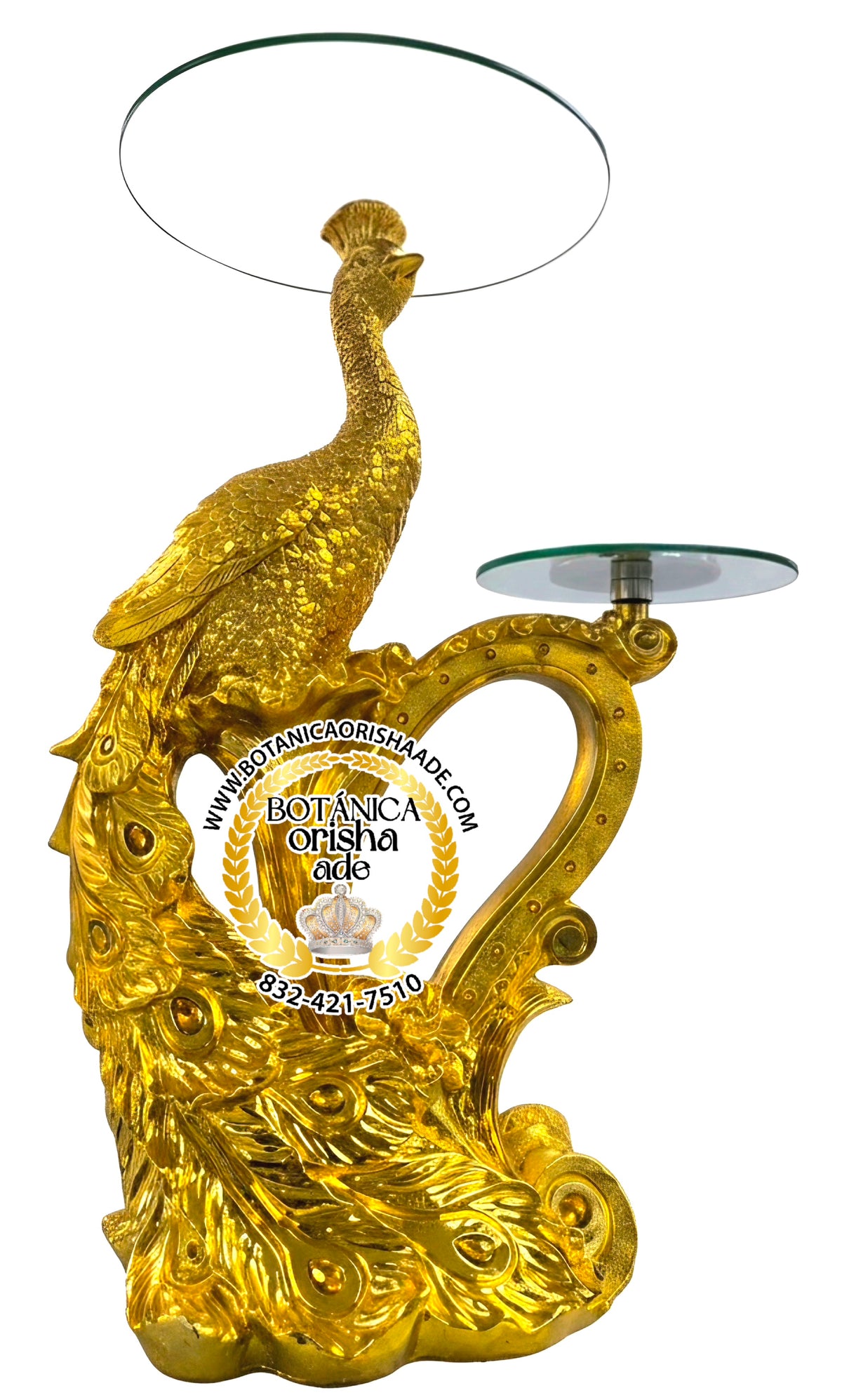 PEDESTAL DOBLE DE PAVO REAL 1