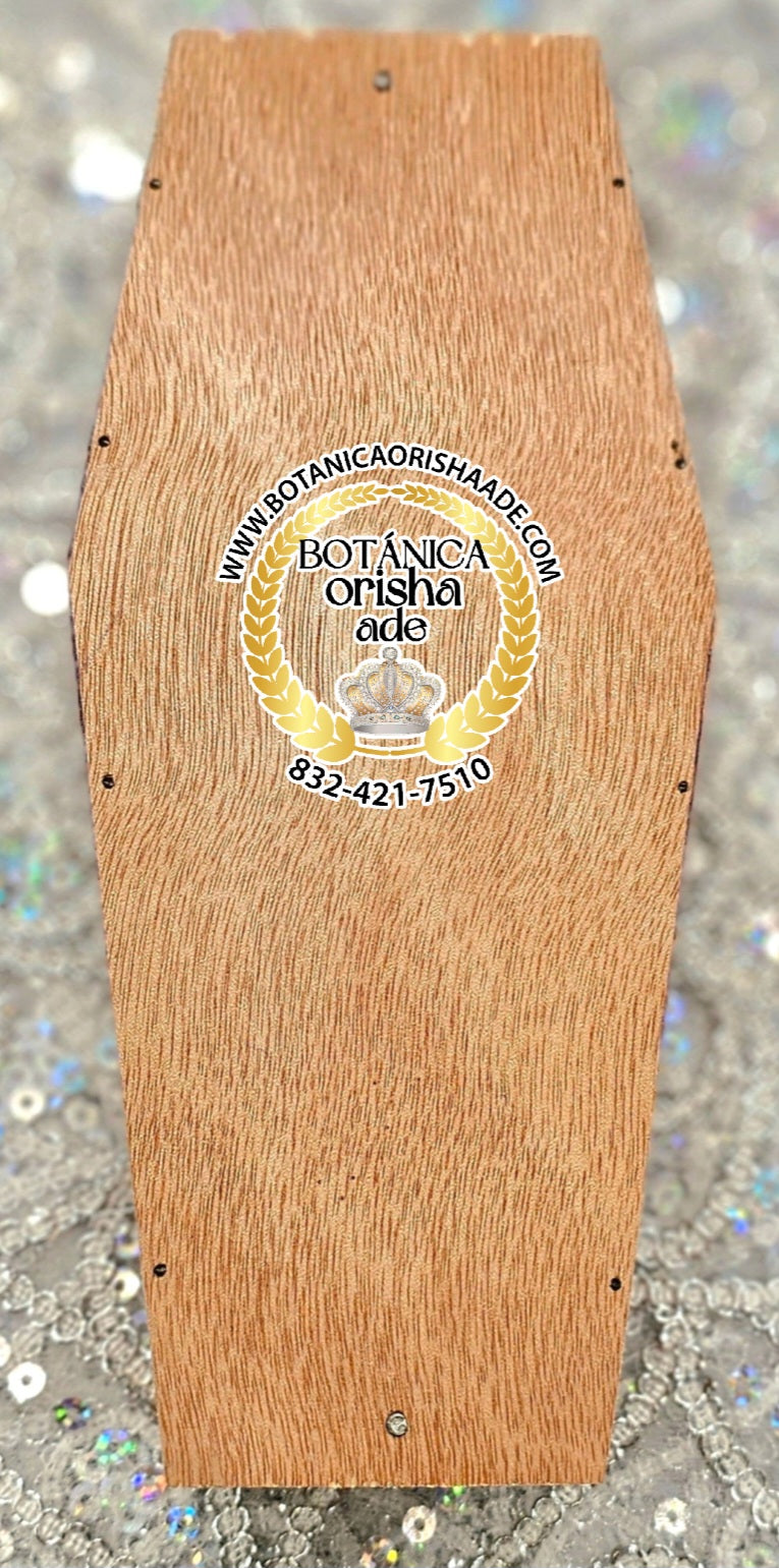 CAJA DE MUERTO DE MADERA Chiquita