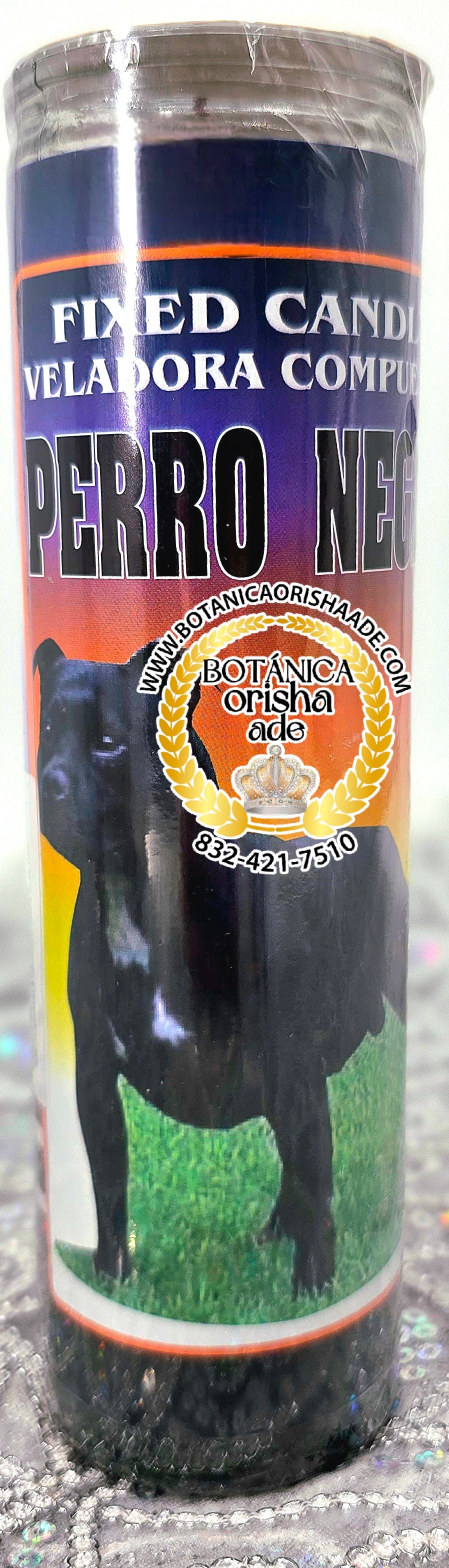 VELA PREPARADA - PERRO NEGRO