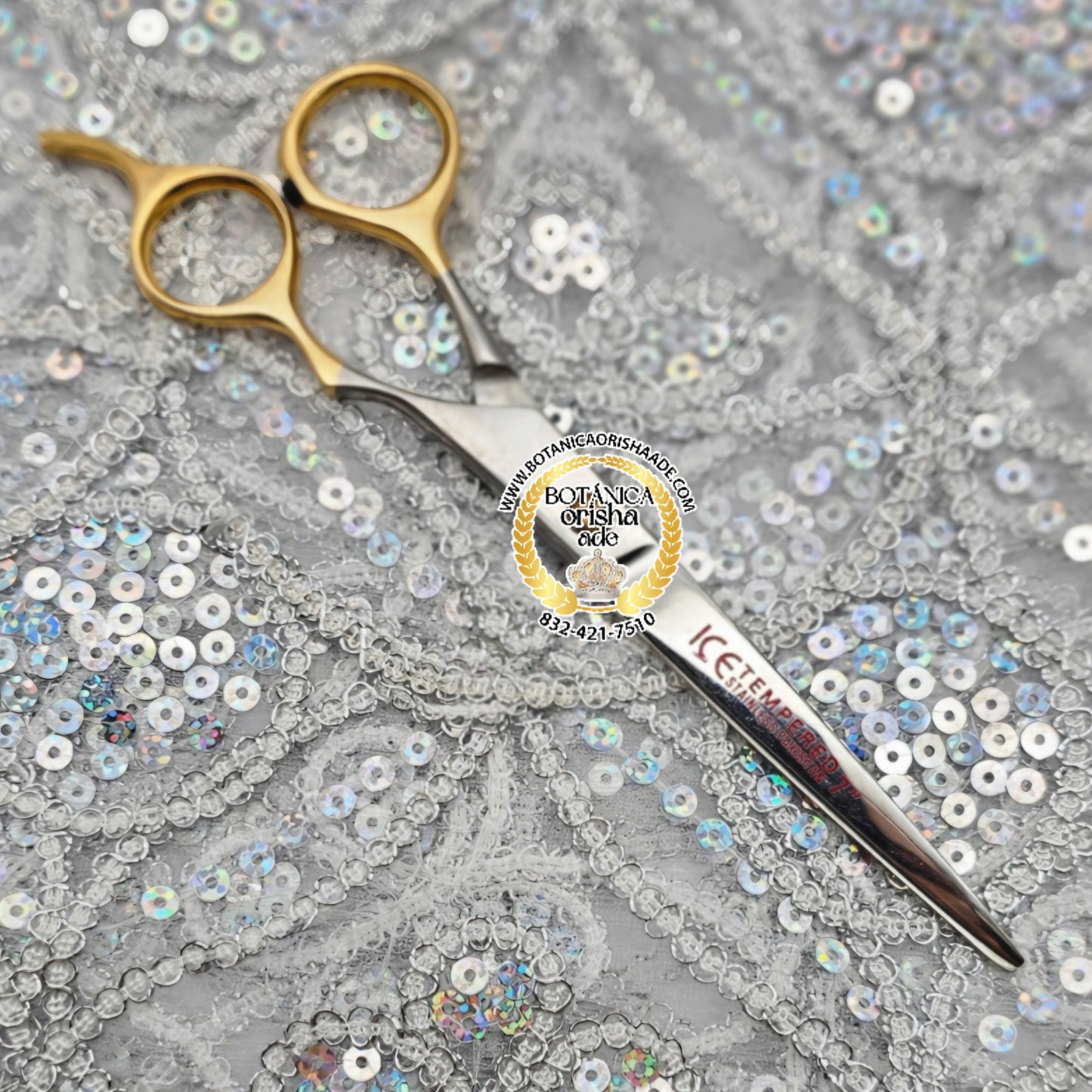 TIJERA DE IYAWO CON ORO