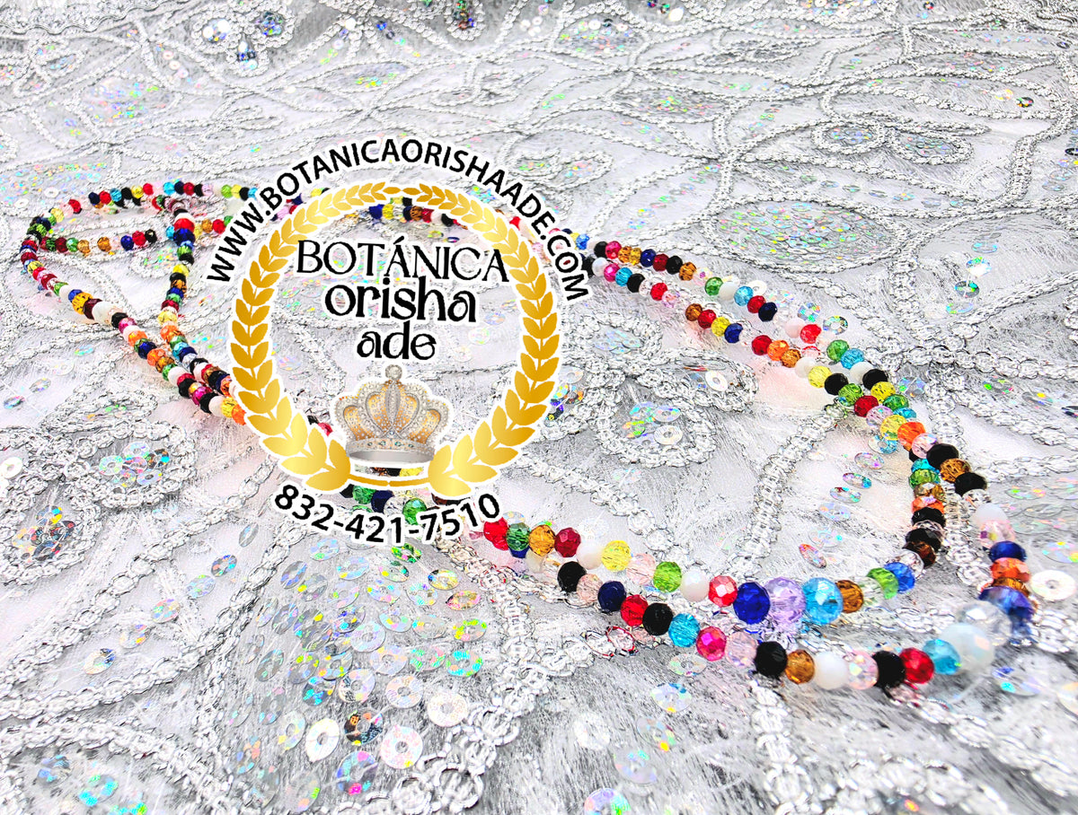 COLLAR DE CRYSTAL DE EGGUN LARGO