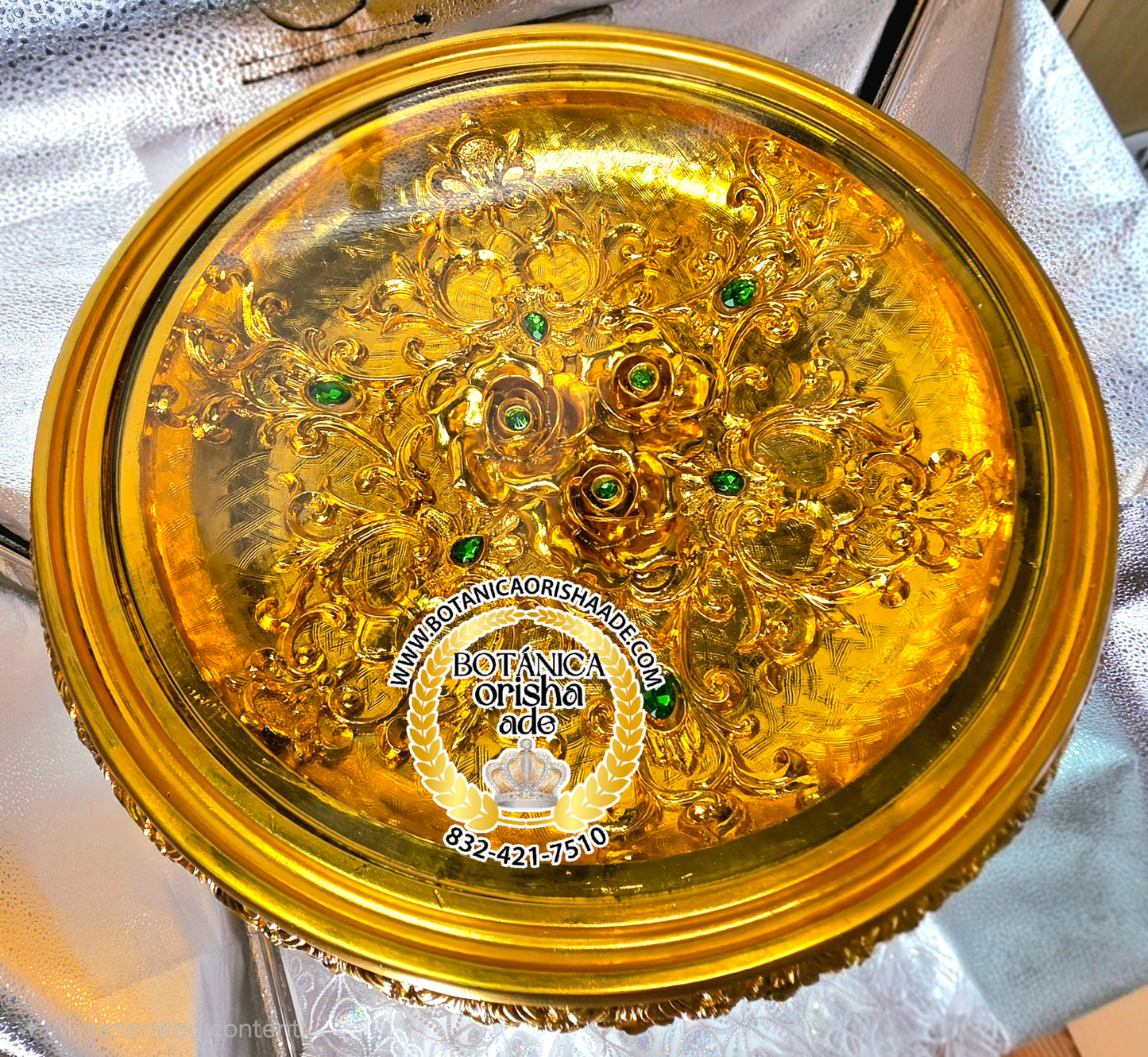 PEDESTAL DE PAVO REAL DE OSHUN