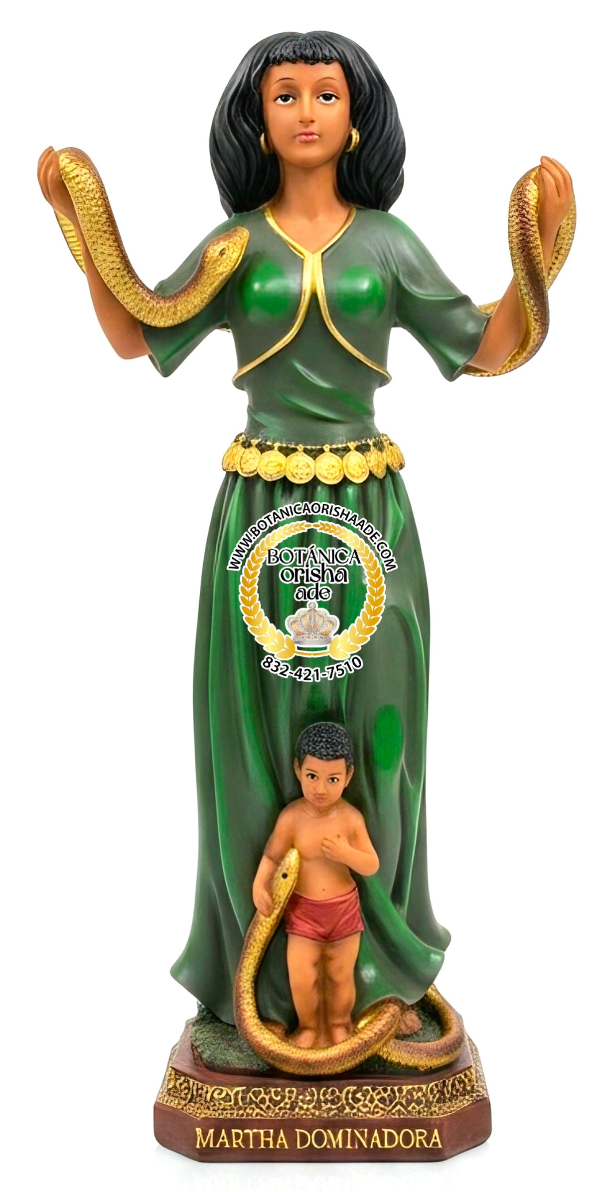 ESTATUA SANTA MARTA LA DOMINADORA 24"