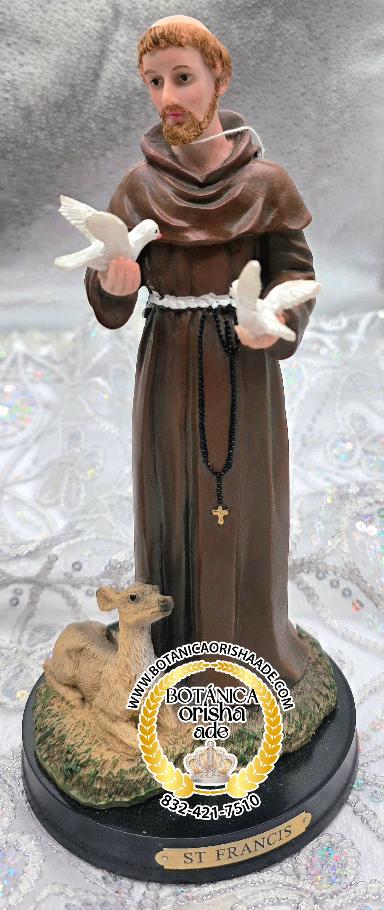 ESTATUA DE SAN FRANCISCO DE ASIS 9"