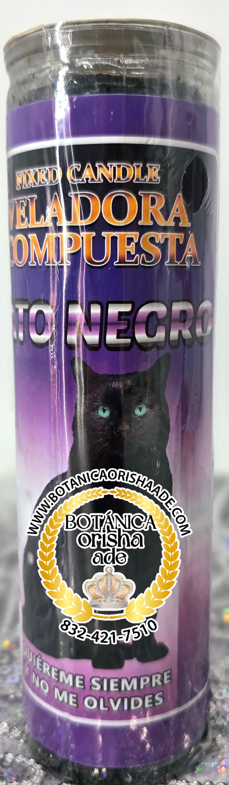 VELA PREPARADA - GATO NEGRO
