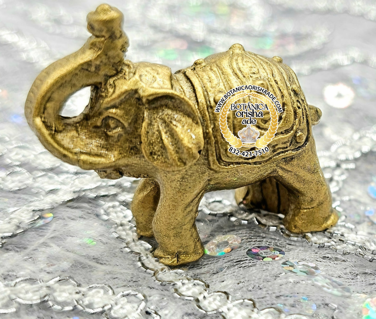 MINI BRONZE COLORED ELEPHANT