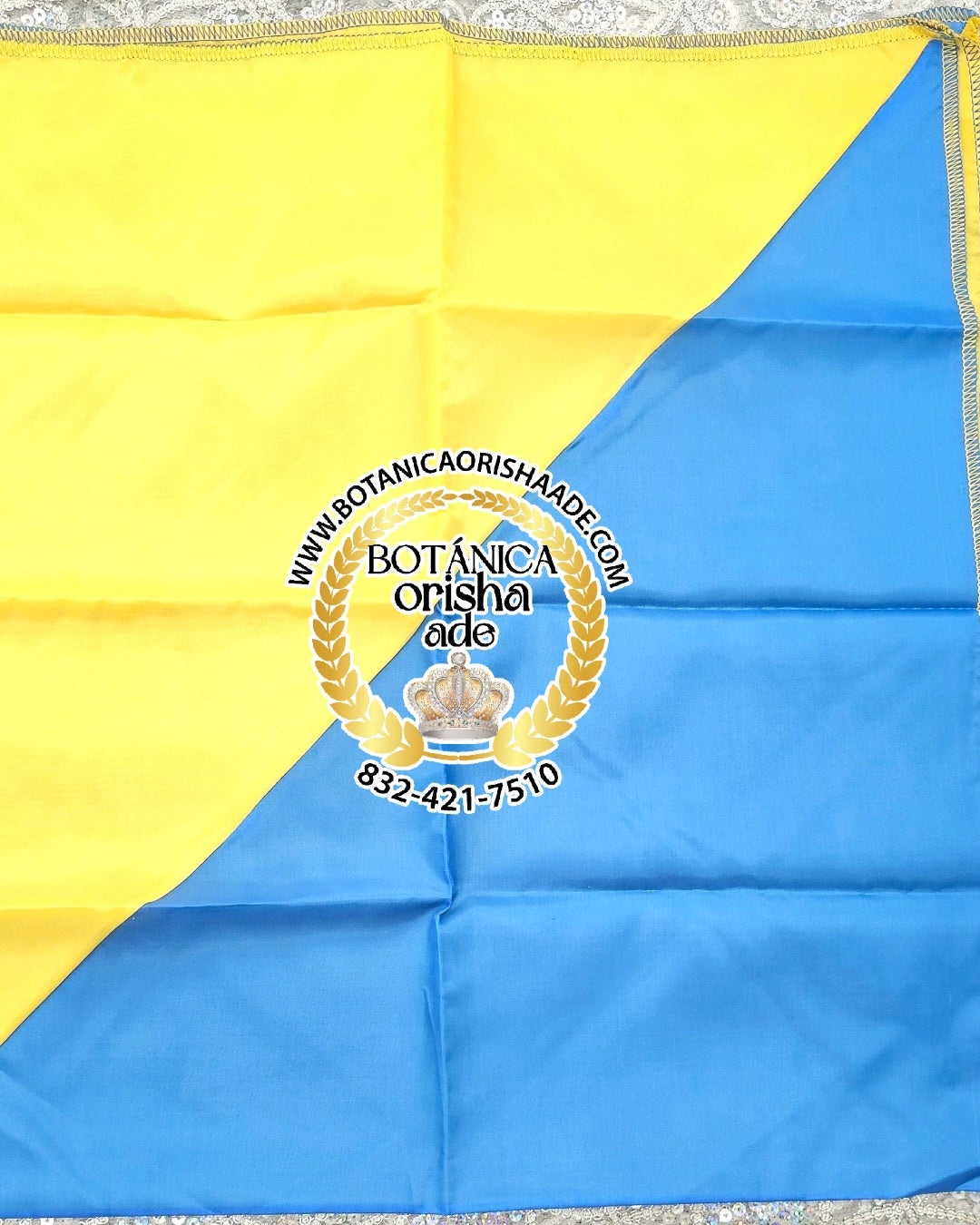 PAÑO AZUL Y AMARILLO