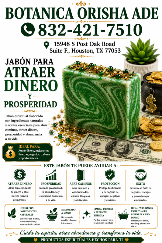 JABON PARA ATRAER PROSPERIDAD