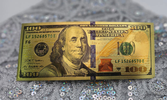 BILLETE DE ORO DE 100 USD