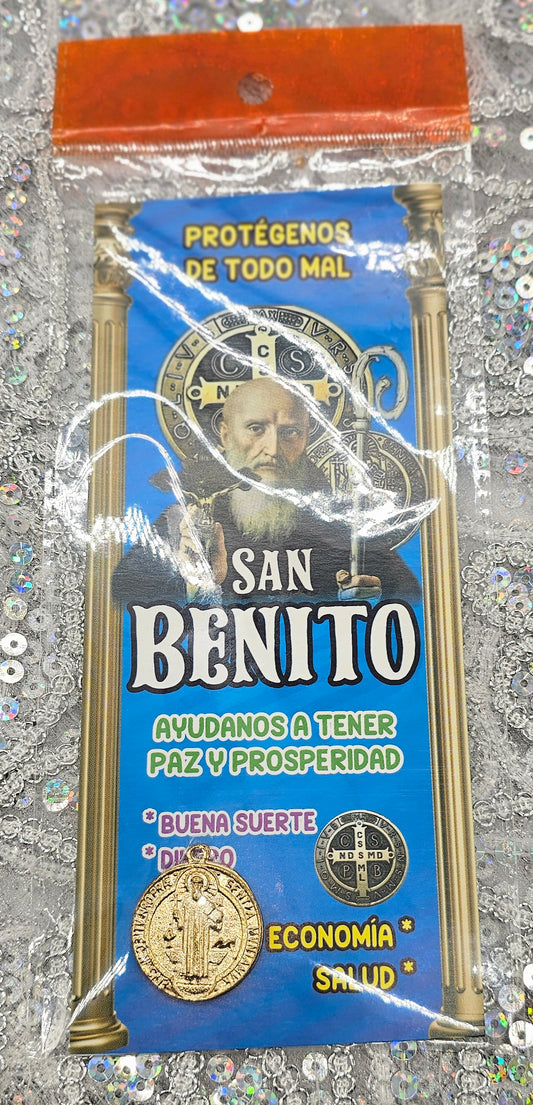 ORACION A SAN BENITO Y AMULETO