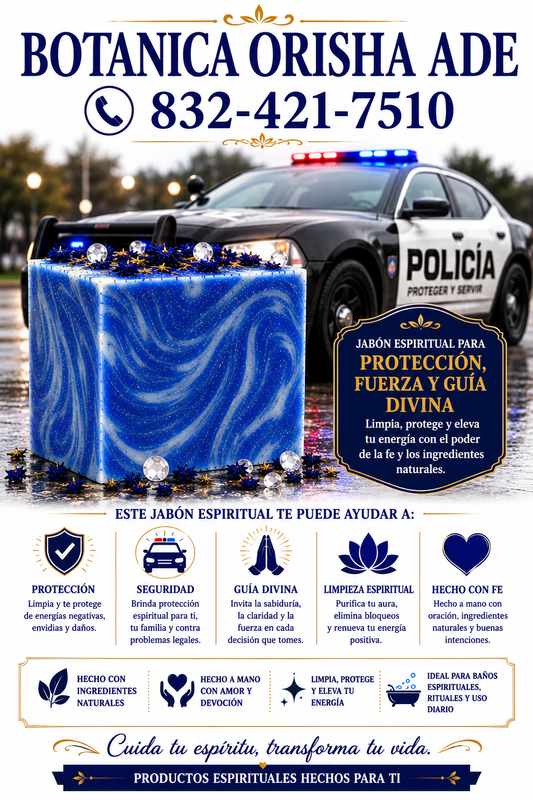 JABON PARA ALEJAR LA JUSTICIA