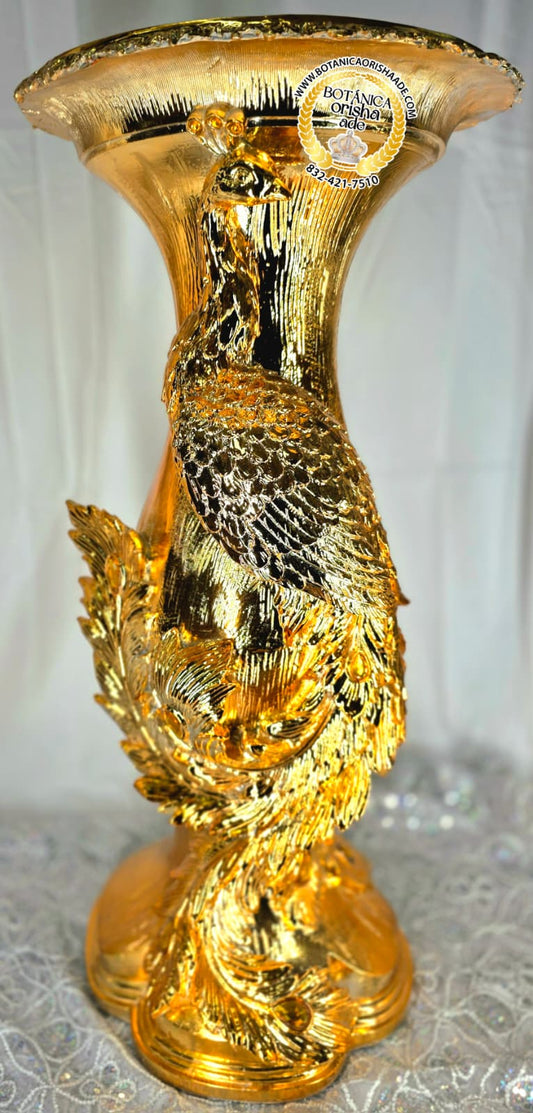 PEDESTAL DE PAVO REAL DE OSHUN