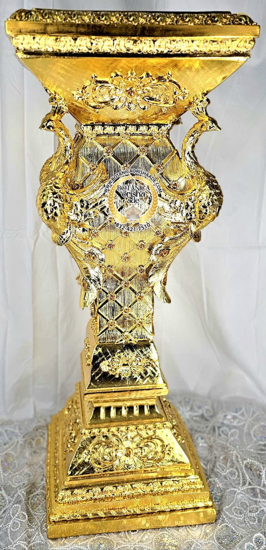 PEDESTAL DE PAVO REAL DE OSHUN