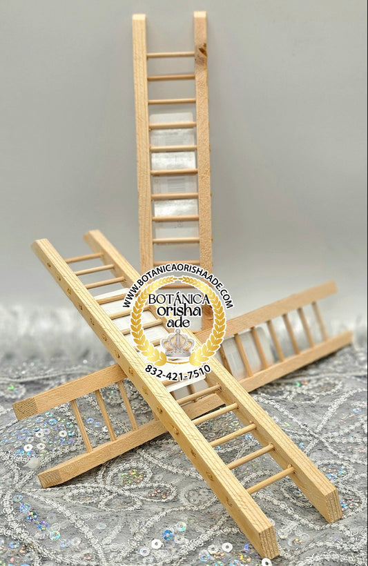 ESCALERA DE MADERA - 14 PASOS