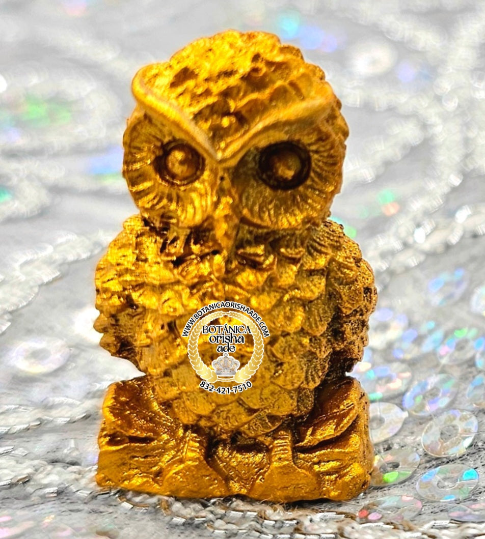 MINI GOLD OWL