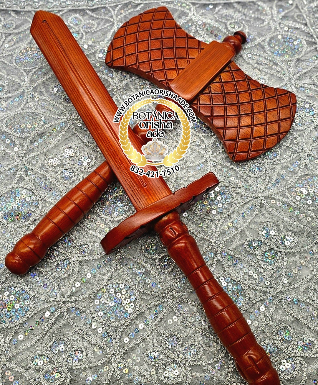 HACHA Y ESPADA DE MADERA (CLARA)