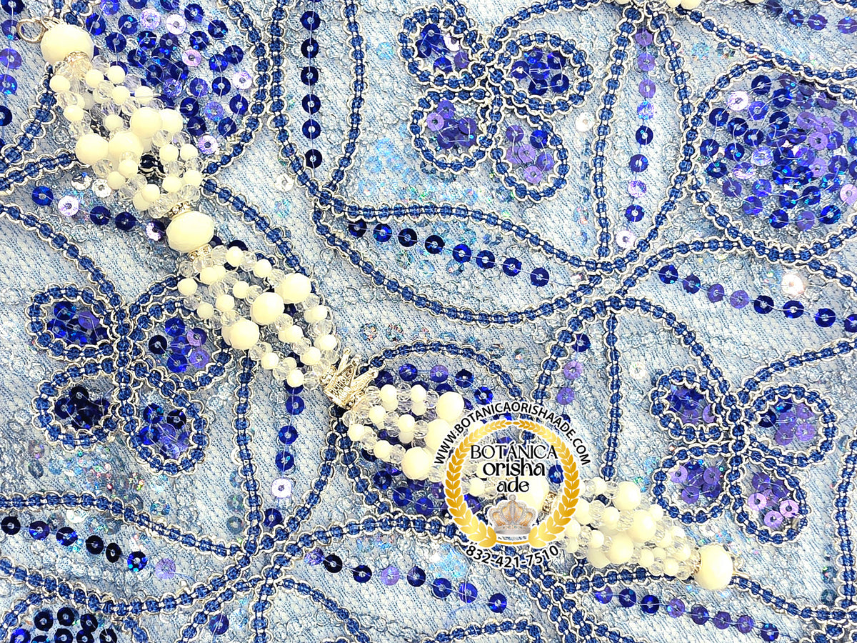 JUEGO IDE CON COLLAR DE GALA - OBATALA