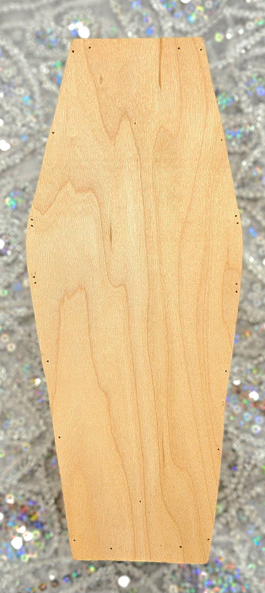 CAJA DE MUERTO DE MADERA
