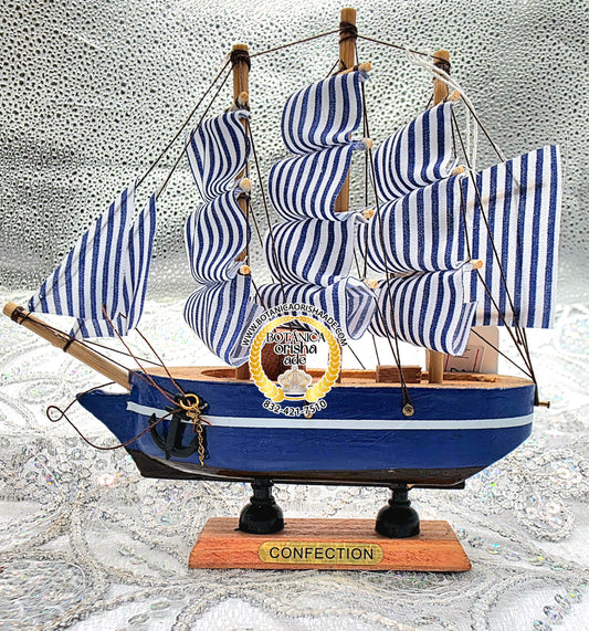 DECORACIÓN BARCO VELERO CONFECCIÓN 6"