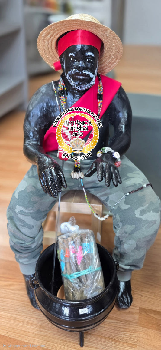 CONGO DE YESO DE 2 PIE (SOLO EL CONGO)