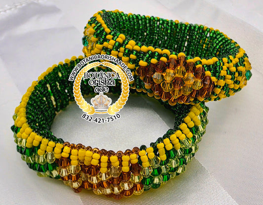 IDE DE ORULA CON OSHUN DE ELASTICO GRUESO