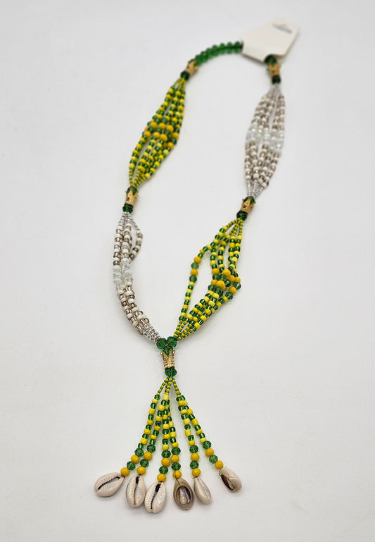 COLLAR DE MAZO MEDIANO DE ORULA CON OBATALA