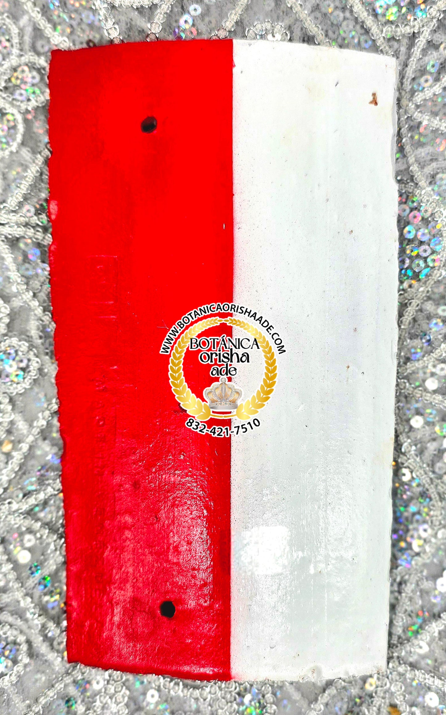 TEJA DE EGGUN ROJA Y BLANCA CHIQUITA