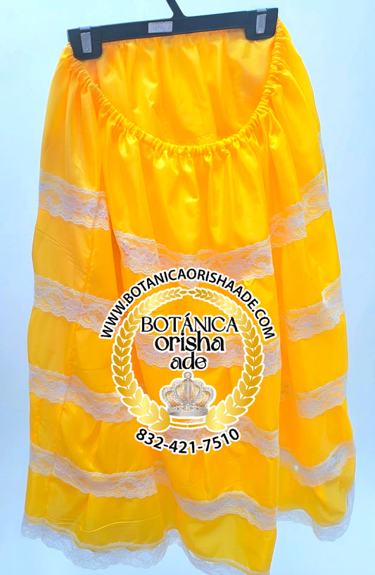 ZAYA DE SATIN AMARILLO