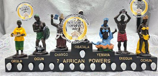 ESTATUA DE 7 POTENCIAS AFRICANAS