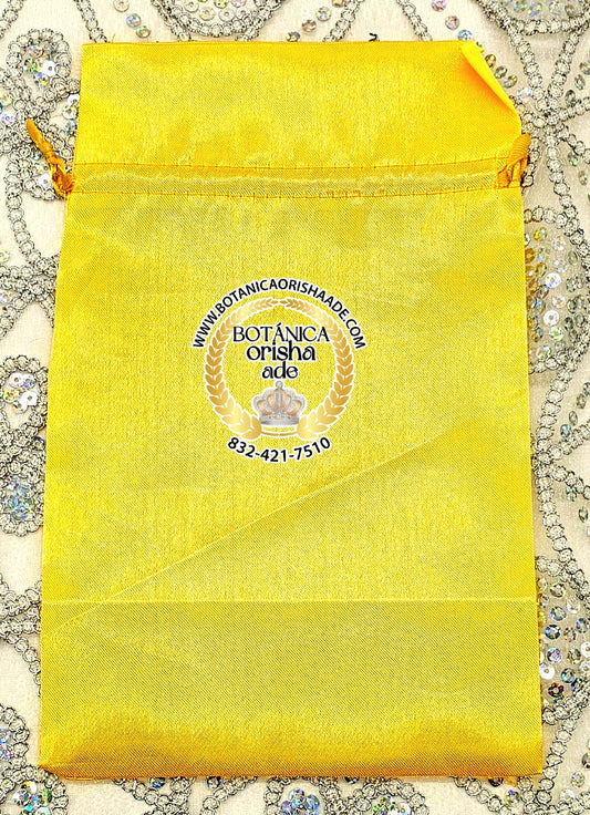 BOLSA PARA CARACOL DE SANTO AMARILLO DE OSHUN